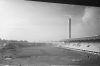 Uuden stadionin urheilukentän viimeistelytyöt käynnissä 1937.. Kuvaaja: Pietinen, Museoviraston kuvakokoelmat