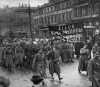 Vallankumoushautajaiset Pietarissa 5.4.1917. Kuvaaja: Karl Karlovitsh Bulla, Otava, JOKA, Museovirasto.. Lisenssi: CC BY 4.0 