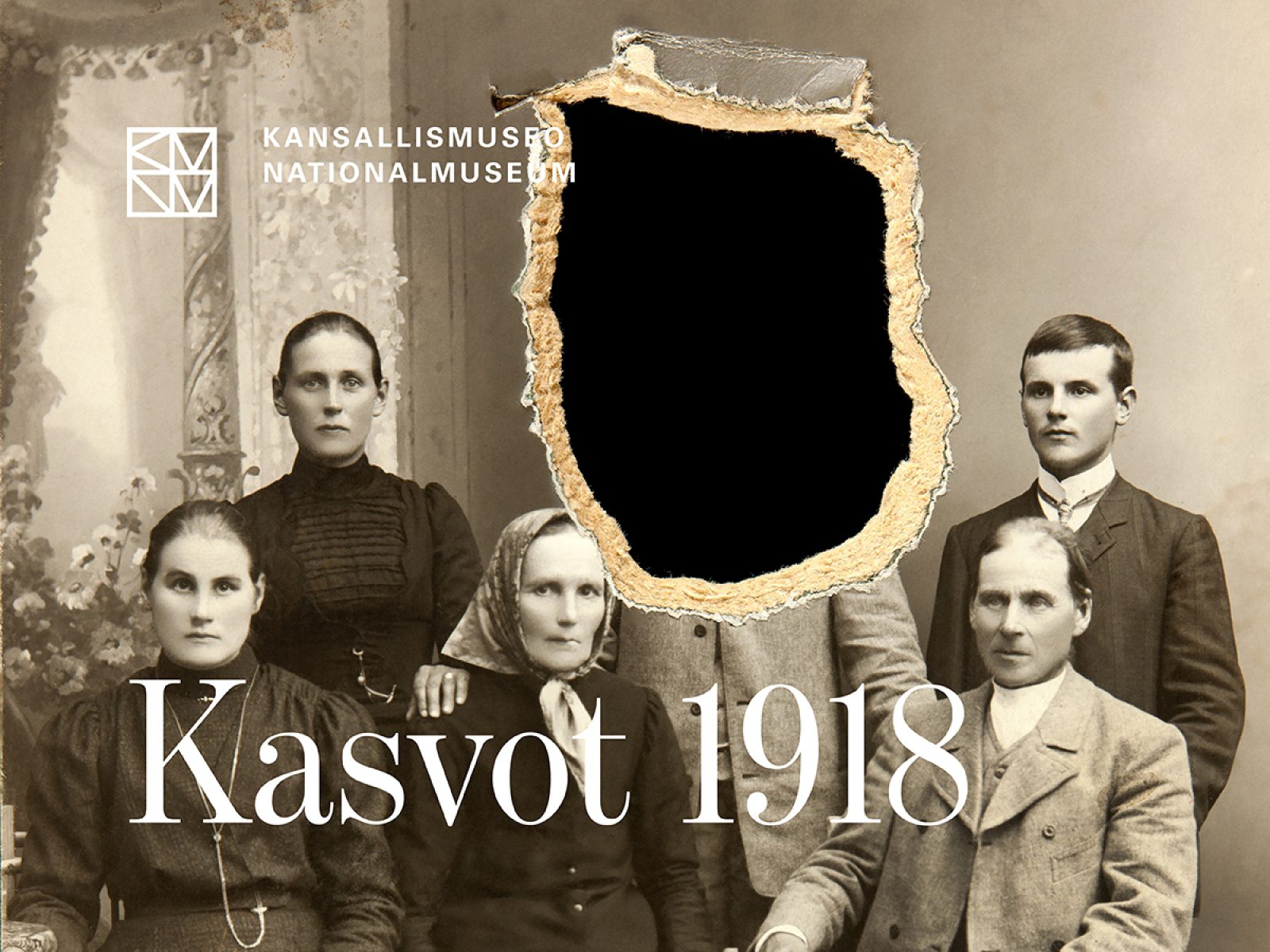 Kuvakokoelmien näyttely Kasvot 1918 Kansallismuseossa Kuvakokoelmien näyttely Kasvot 1918 Kansallismuseossa