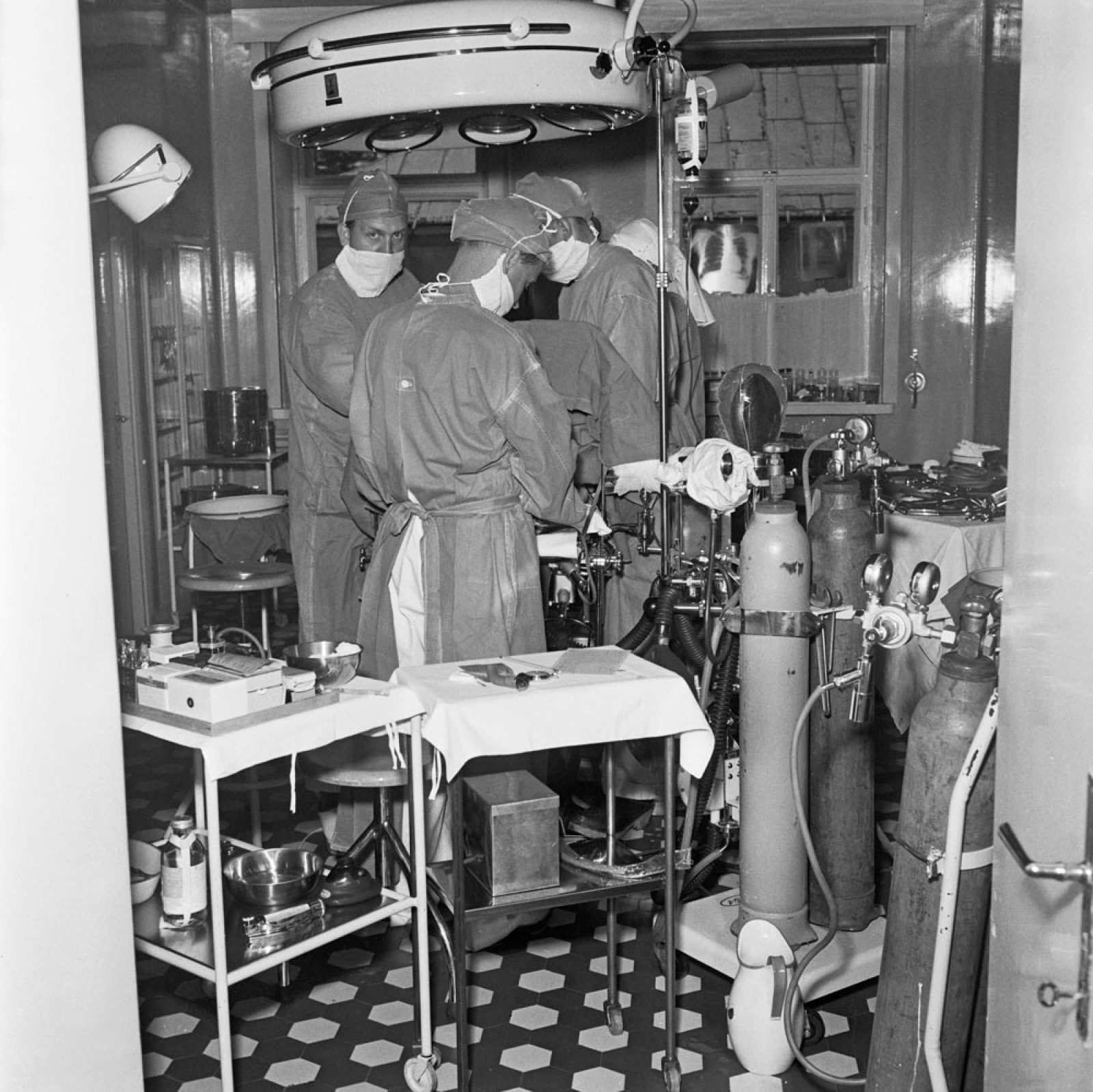 Meltola Sanatorium, 1958. Image: Bror Brandt / Västra Nyland / Press Photo Archive JOKA / Finnish Heritage Agency. Objektinumero: JOKAVN4A1I60:2