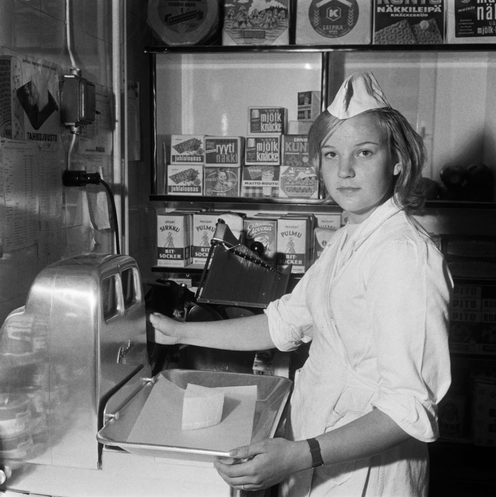 A Trainee, 1962. Image: Bror Brandt / Västra Nyland / Press Photo Archive JOKA / Finnish Heritage Agency. Objektinumero: JOKAVN4A2C47:4