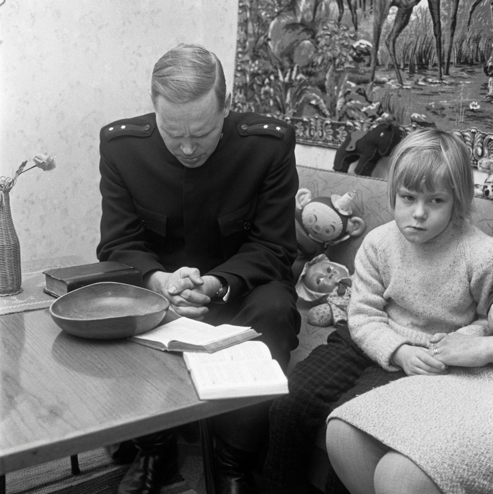 The Salvation Army, 1963. Image: Bror Brandt / Västra Nyland / Press Photo Archive JOKA / Finnish Heritage Agency. Objektinumero: JOKAVN4A2D04:1