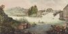 Kymijoen Korkeakoski (Högfors) vuoden 1800 paikkeilla (kuva rajattu), Alexander Amatus Thesleff / Museoviraston Kuvakokoelmat. Objektinumero: HK19410320:2