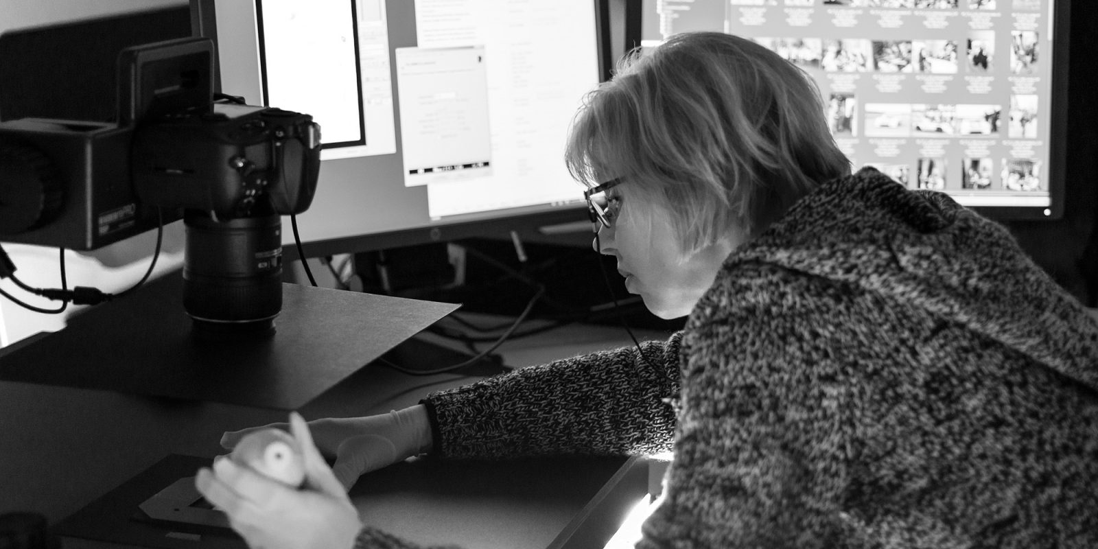 Digitising materials in the facilities of the Press Photo Archive JOKA (cropped image), Ilari Järvinen / JOKA / Finnish Heritage Agency Digitising materials in the facilities of the Press Photo Archive JOKA (cropped image), Ilari Järvinen / JOKA / Finnish Heritage Agency
