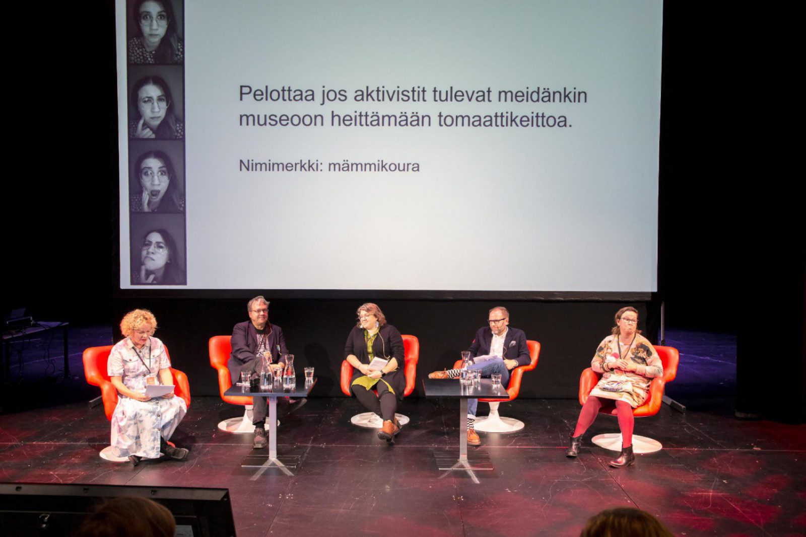 Huoliraati, Museoalan Teemapäivät 2022. Kuvaaja: Soile Tirilä, Museovirasto Huoliraati, Museoalan Teemapäivät 2022. Kuvaaja: Soile Tirilä, Museovirasto