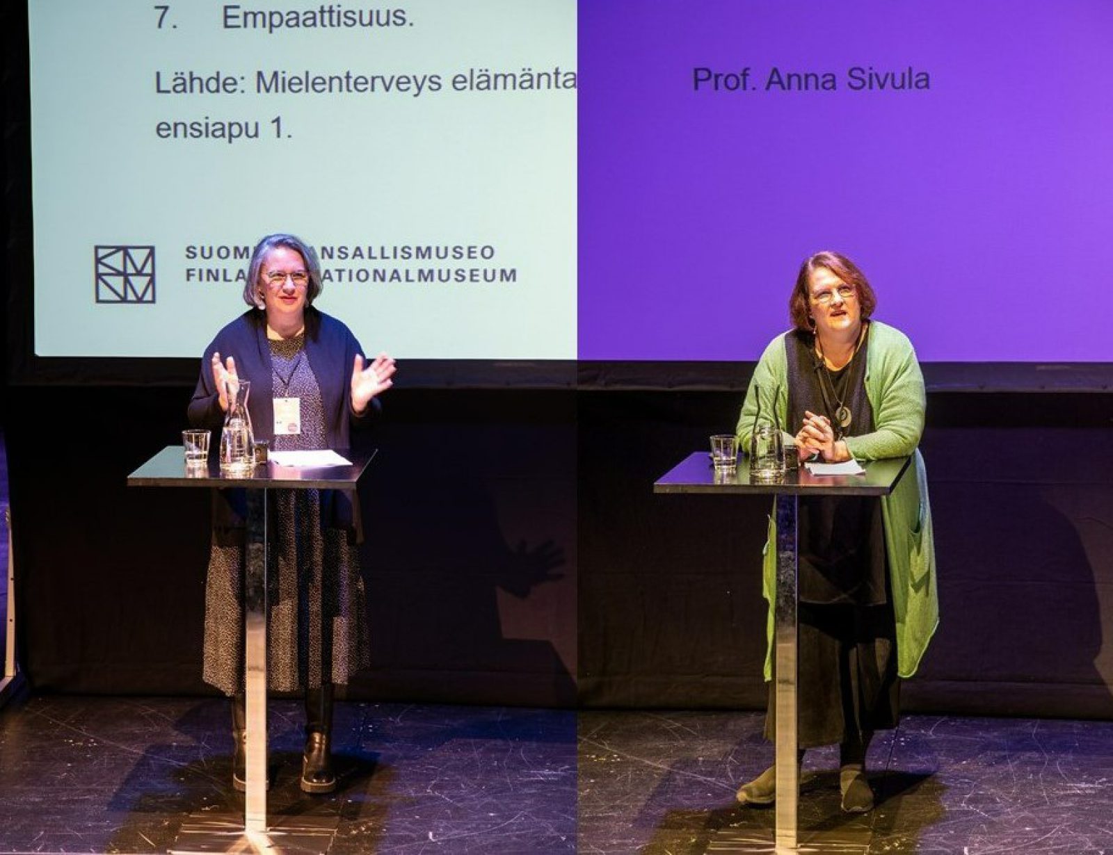 Tiina Mertanen ja Anna Sivula. Kuvaaja: Soile Tirilä, Museovirasto Tiina Mertanen ja Anna Sivula. Kuvaaja: Soile Tirilä, Museovirasto