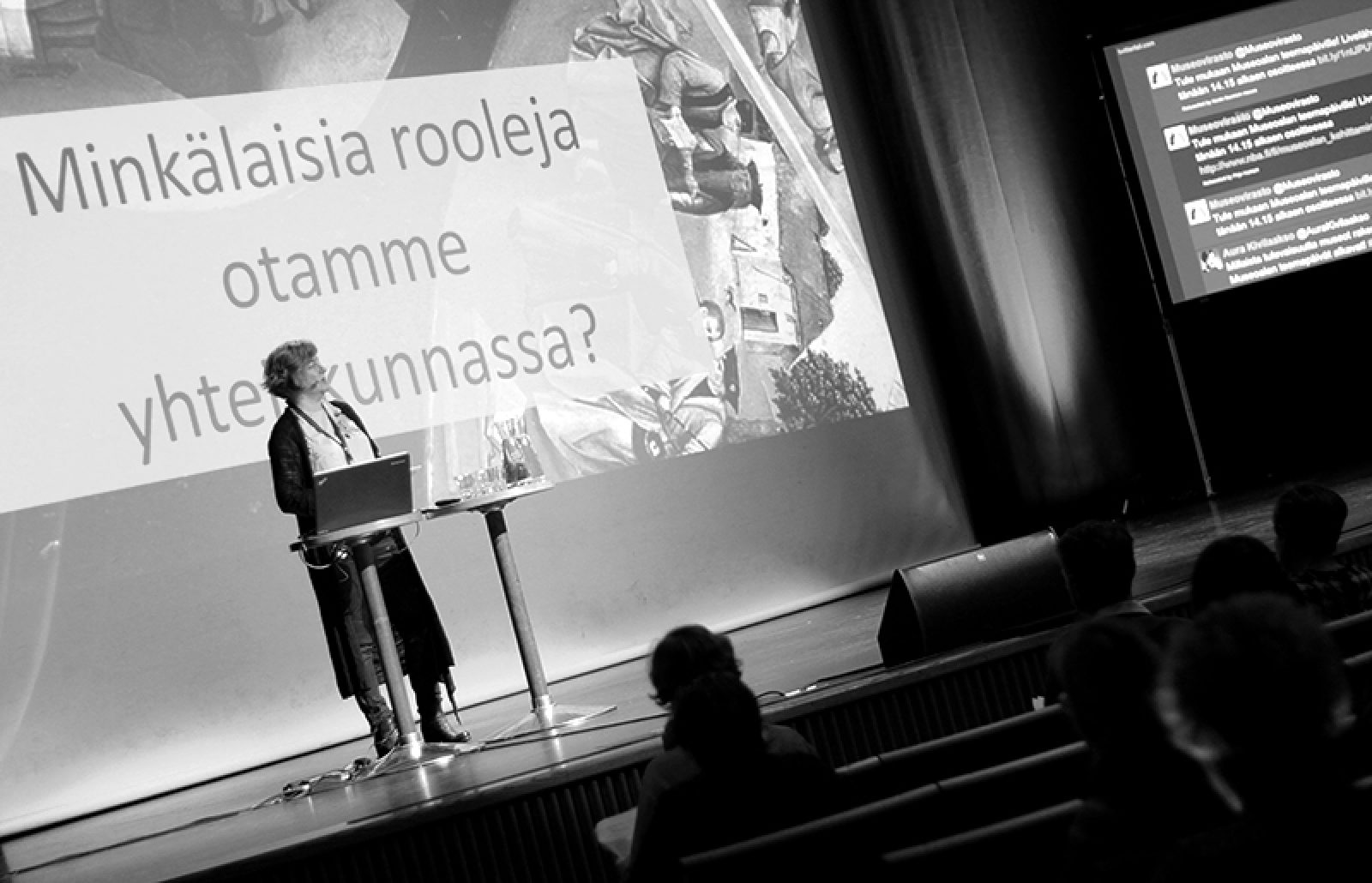 Teemapäivillä keskusteltiin museoiden rooleista. Kuvaaja: Pia Lonardi Teemapäivillä keskusteltiin museoiden rooleista. Kuvaaja: Pia Lonardi