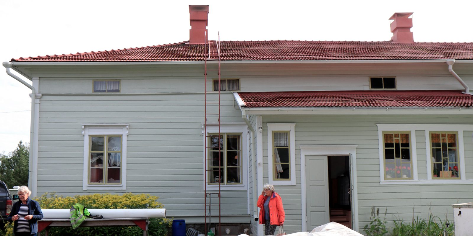 Vaaleasävyinen puutalo.. Kuvaaja: Kaj Höglund, Vaasan kaupungin museot Vaaleasävyinen puutalo.. Kuvaaja: Kaj Höglund, Vaasan kaupungin museot