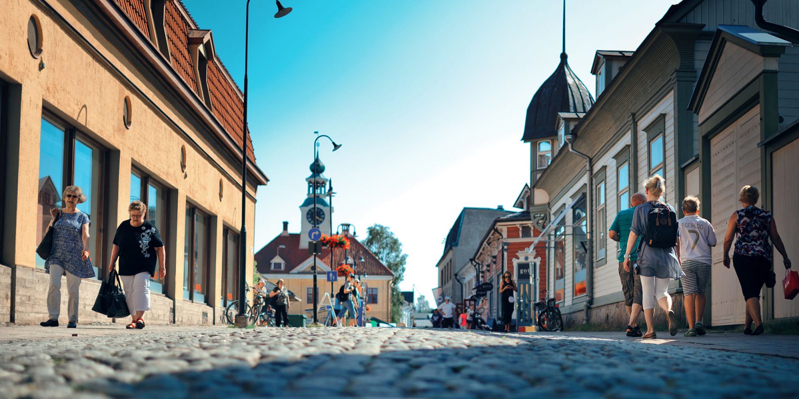 Isokirkkokatu Vanhassa Raumassa Isokirkkokatu Vanhassa Raumassa