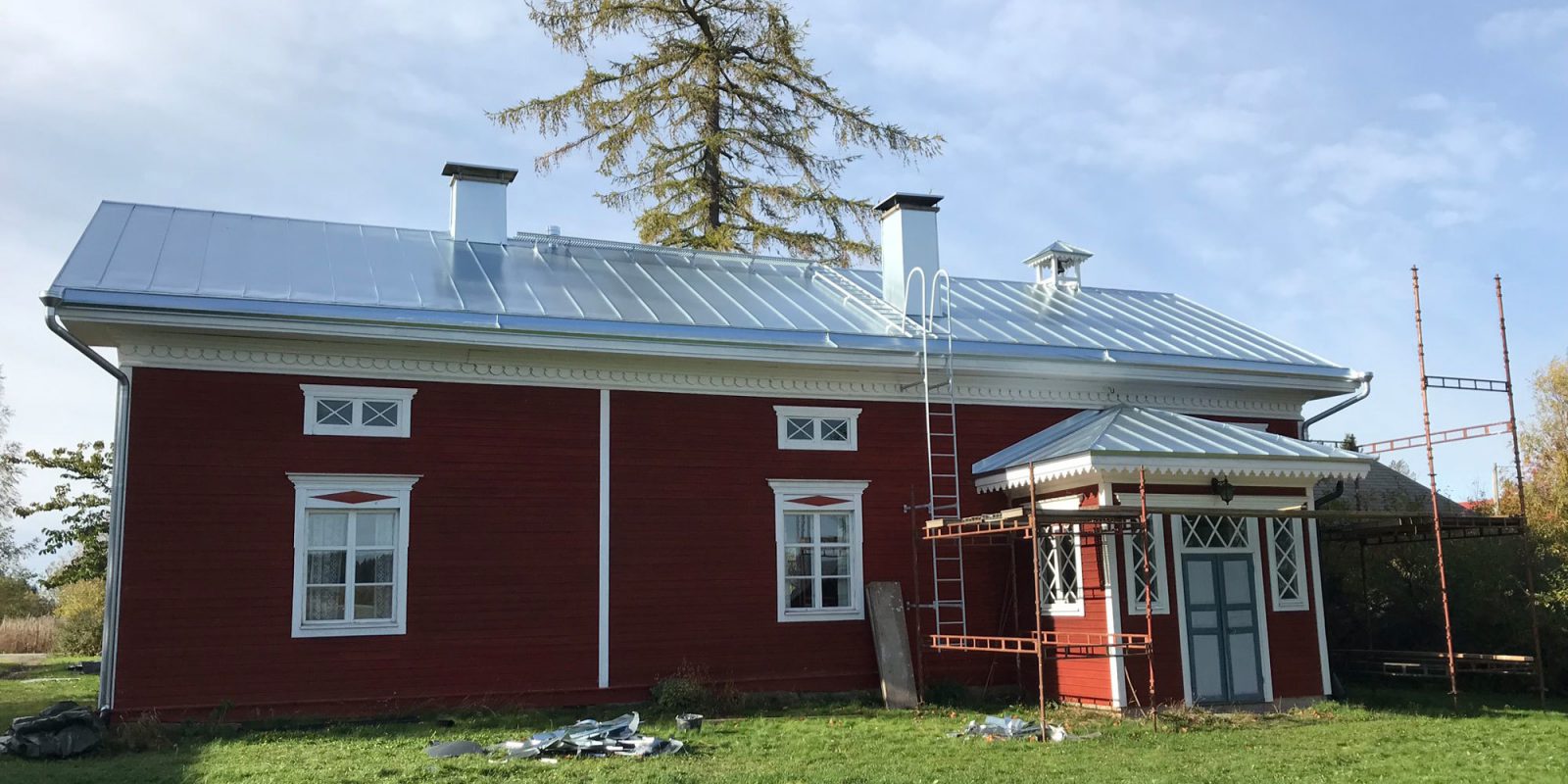 Kunnostettu Pohjalaistalon Katto Hanna Ranto Kunnostettu Pohjalaistalon Katto Hanna Ranto