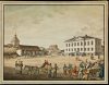 Vesivärimaalaus Helsingin vanhasta Suurtorista. Kuvaaja: C. L. Engel. Lisenssi: CC BY 4.0 