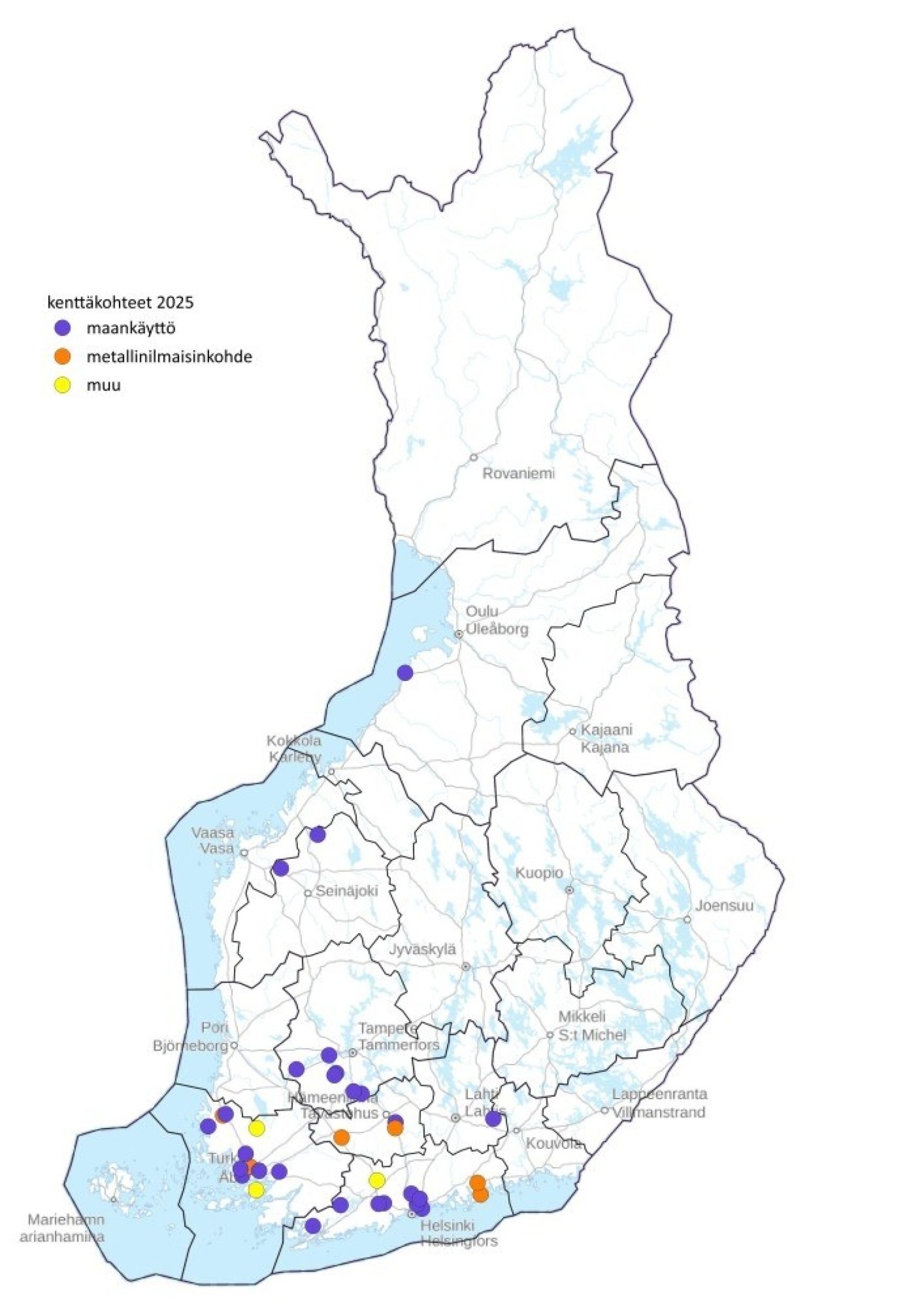 2025 kohteet lajiteltuna maakuntaraja
